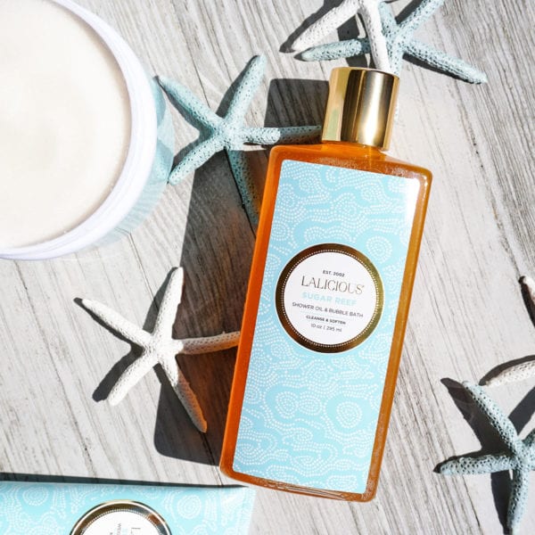 Lalicious Shower Oil/Bubble Bath - Sugar Tiare Flower